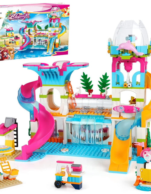 Load image into Gallery viewer, Building Set for Girls Friends Set Summer Swimming Pool Building Toys Water P...
