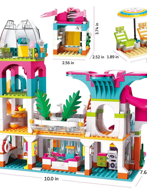 Load image into Gallery viewer, Building Set for Girls Friends Set Summer Swimming Pool Building Toys Water P...
