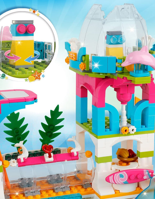 Load image into Gallery viewer, Building Set for Girls Friends Set Summer Swimming Pool Building Toys Water P...
