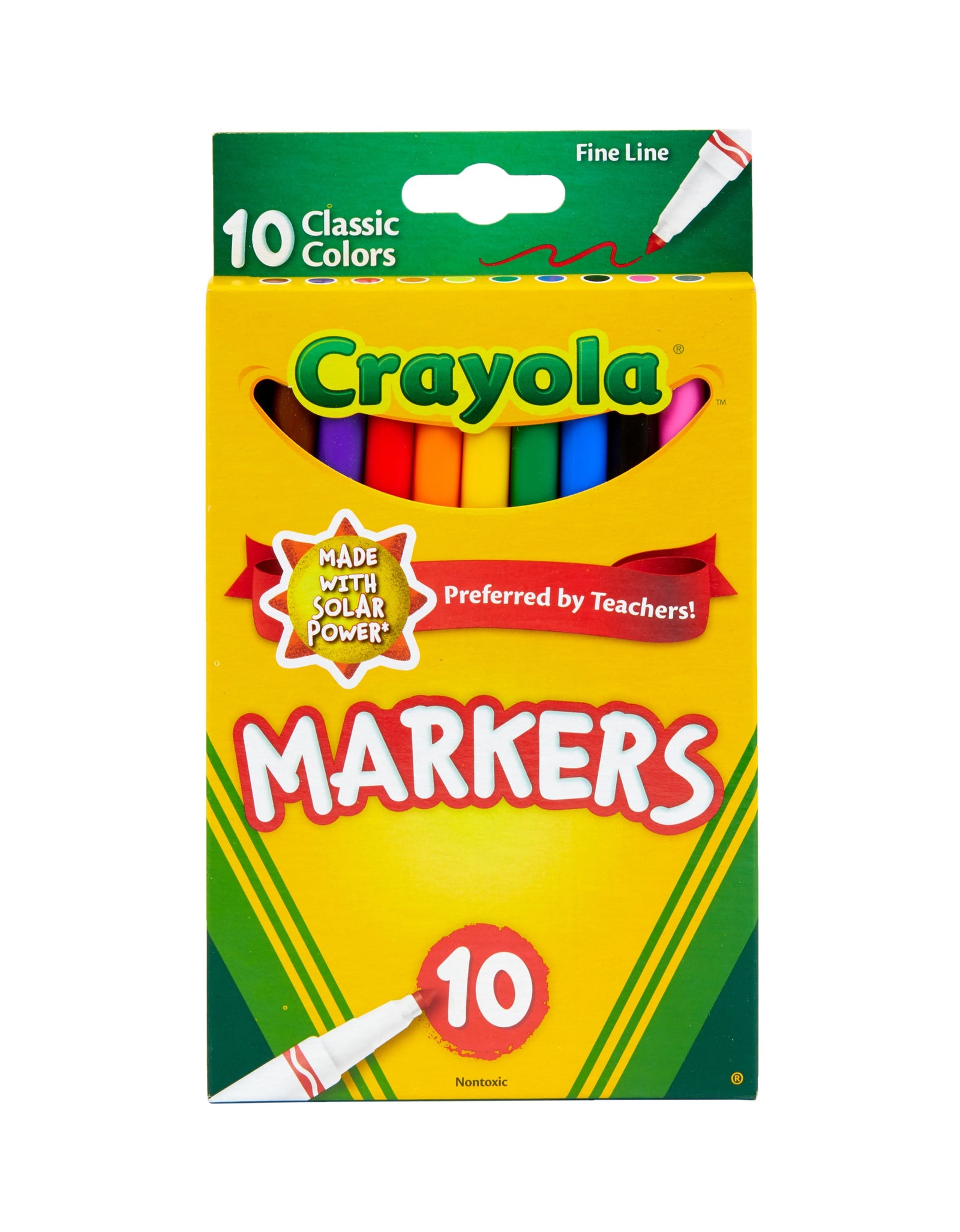 (4 Pack)  Fine Line Markers, Classic Colors, 10 Count, Back to School Supplies for Kids, Gifts