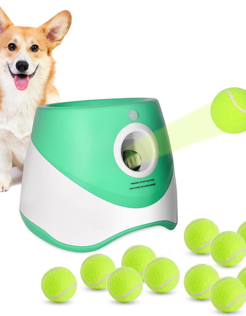 Load image into Gallery viewer, Automatic Ball Launcher Dog Throwing Machines Toy Interactive Tennis Pet Thrower
