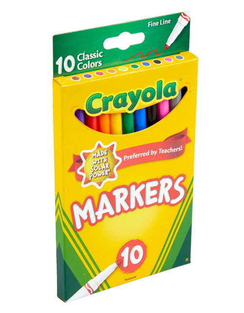 Load image into Gallery viewer, (4 Pack)  Fine Line Markers, Classic Colors, 10 Count, Back to School Supplies for Kids, Gifts
